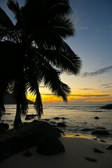 Sonnenuntergang am Strand von La Batie