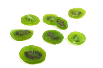 Slices of dry kiwi