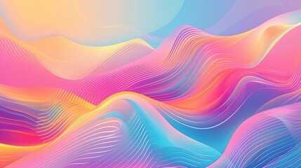 fondo abstracto de ondas de colores 