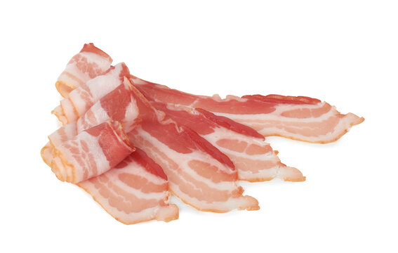 Fresh raw bacon
