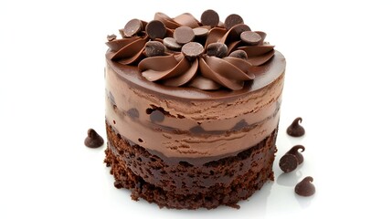 From different perspectives, a chocolate lover's dream unfolds with layers of chocolate sponge cake, chocolate ganache, and chocolate mousse in a decadent chocolate trifle.