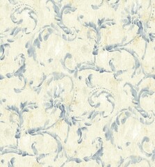 ornament design painted in watercolor with repetition