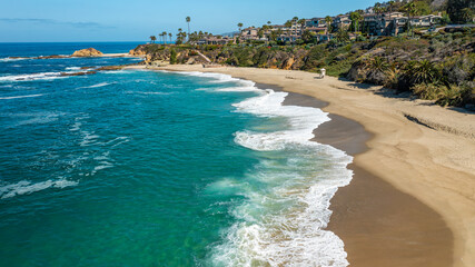 Aerial View of Laguna Beach, California Coastal Beauty