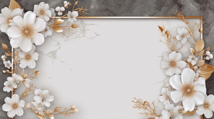 Elegant Floral Board with Japanese Text for Special Occasions