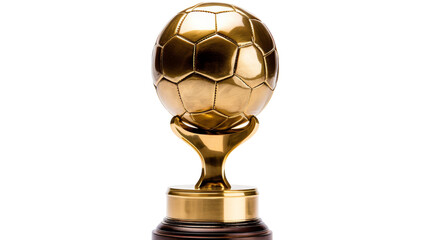 Dynamo Player of the Year Trophy on Transparent Background