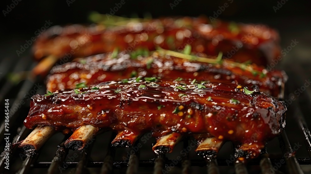 Canvas Prints Barbecued Pork