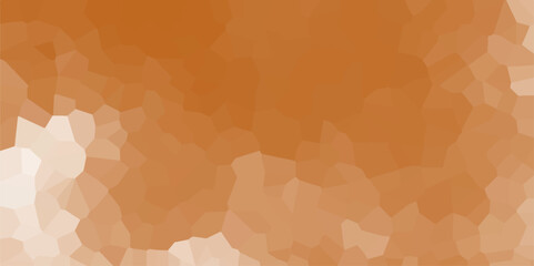 Background from geometrical abstract shapes in peach fuzz, the color of the year 2024. Vibrant and intricate paper cut art with abstract geometric shapes in various peach fuzz color tones.