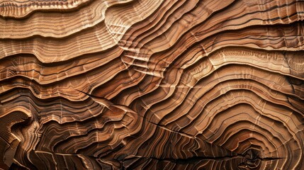 Nature s artistry captured in the layered contours of wood grain