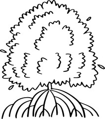 cute cartoon mangrove illustration.