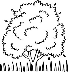 cute cartoon mangrove illustration.