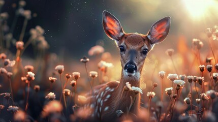 Adorable image of a deer