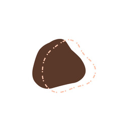 Blob shape line art
