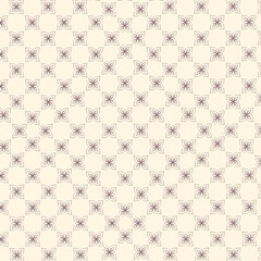 Seamless pattern with floral lines. cream background