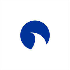 wave vector logo design,circular,blue,wave icon,abstract,symbol,sea,outdoor