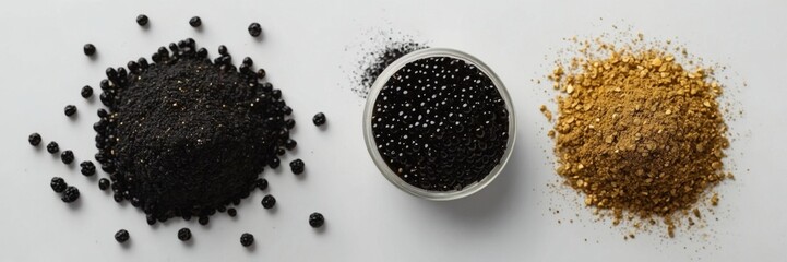 Luxurious caviar with gold. The most expensive caviar in the world.