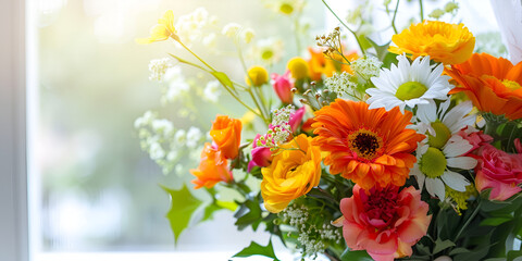Naklejka na ściany i meble Beautiful Flower Bouquet Photos & Images