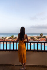 woman at the resort in Boa Vista