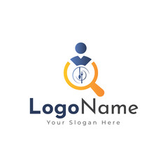 Restaurant job finder logo desgin