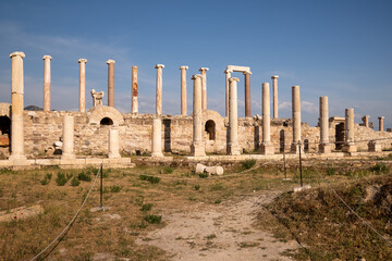 Historical columns, Historical columns from ancient Rome, Antique columns, Historical village from...