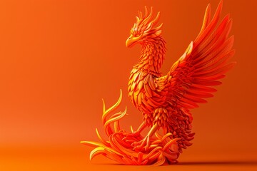 A colorful bird with colorful feathers is flying over a colorful background