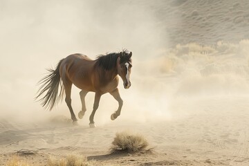 Wild Horse Power: Strength and Freedom in the Desert Sun