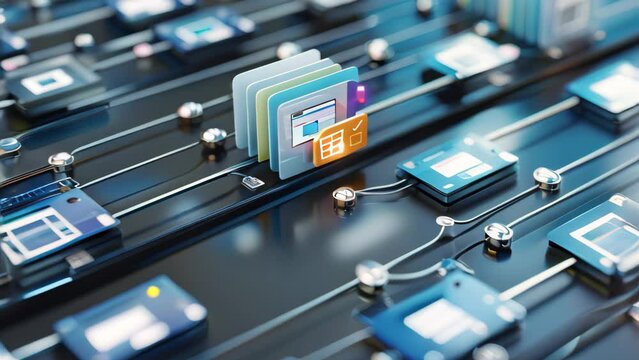 Cyber security concept with closed padlock on smartphone. 3d illustration
