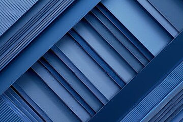 Obraz premium Blue Texture Metallic Abstract Waves and Geometric Patterns