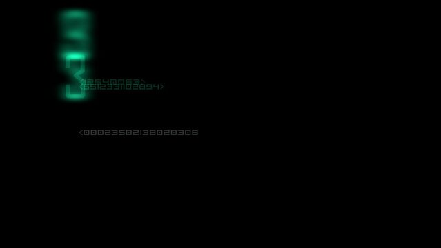 Hacker web interface, encrypted code