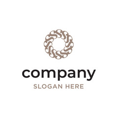 Abstract Initial Letter S Circular ,Creative Universal Line Monogram Logo Design For All Business Company 