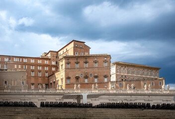 Fototapeta na wymiar Apostolic Palace at Vatican City