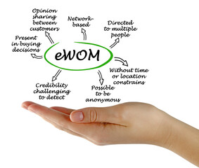 Seven main characteristucs of eWOM