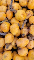 Fruit on the market, Yellow fruit background texture