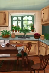 Kitchen table 