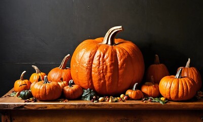 Thanksgiving Celebration Traditional Dinner Setting Food Concept