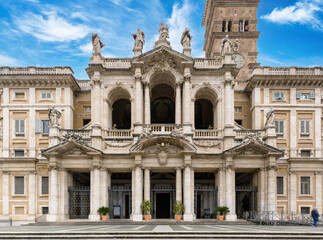 Fototapeta na wymiar The Basilica of Saint Mary Major (Santa Maria Maggiore). Rome, Italy