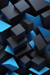 Mobile-Friendly 3D Abstract,  Abstract Vertical Background, Vertical Background for Mobile