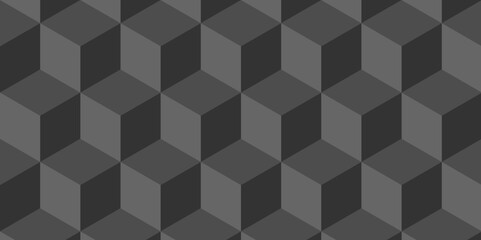 Abstract black style minimal blank cubic. Geometric pattern illustration mosaic, square and triangle wallpaper. Illustration black vector backdrop.	