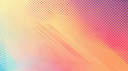 Colorful gradient halftone dotted pattern wave background illustration bright color.