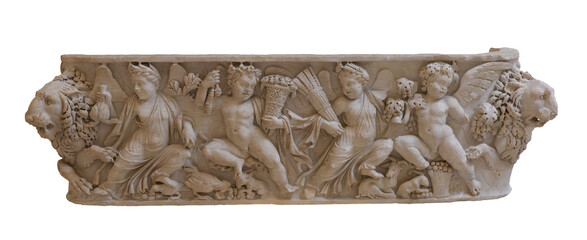 Sarcophagus with putti of the harvest and the barnyard