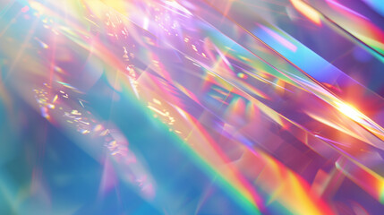 Rainbow prism light abstract background