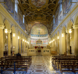 The Basilica of Saint Clement. Rome, Italy.