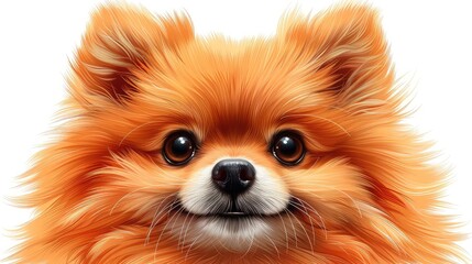 Obraz premium Pomeranian, a breed of dog