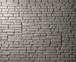 Obraz premium White brick wall texture background. Brickwork or stonework flooring interior.