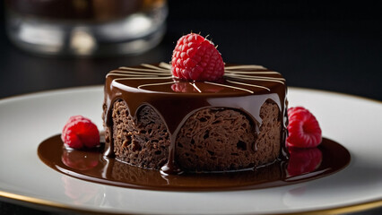 chocolate fruit cake






