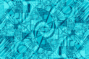 Abstract pattern. Illustration for printing on wall decorations. For use in graphics.