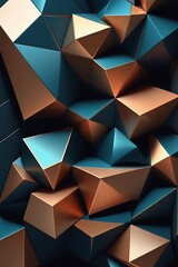 Luxurious Vertical Background, 3D Abstract Luxury Background for Mobile Devices