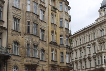 Fototapeta na wymiar Building in the downtown of Prague, Czech Republic
