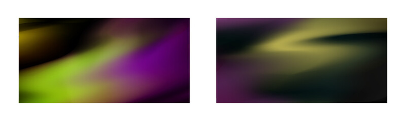 set of business cards