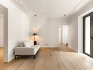 Fototapeta na wymiar Elegant modern interiors design with space for text.