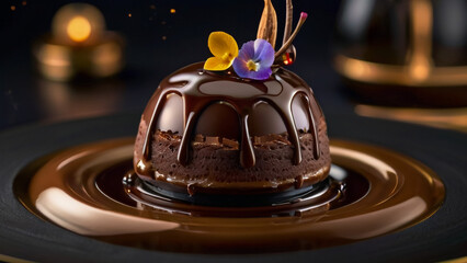 chocolate fruit cake
\